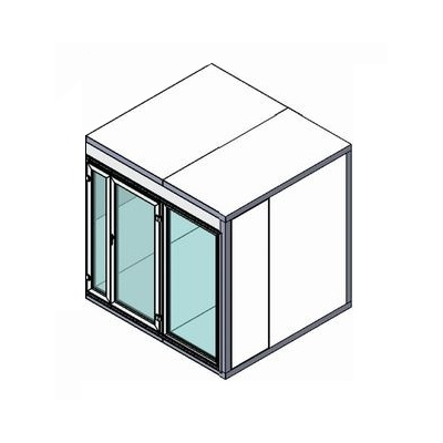 Камера холодильная Polair КХН-2,94 Ст, стекл. блок с двухстворчатой дверью по стороне 1360 1