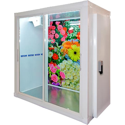 Холодильная камера МХМ КХ-4,41 (со стеклопакетом, двери купе + стандартная распашная дверь) 1