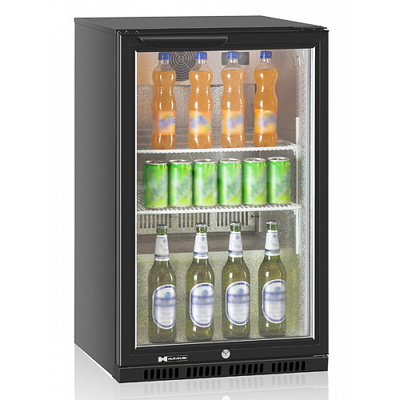Холодильный барный шкаф Hurakan HKN-DB125H 1