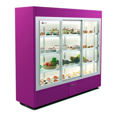 Холодильный шкаф Glacier ВВ-1500 (трёхдверный, узкий) 3