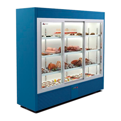 Холодильный шкаф Glacier ВВ-1500 (трёхдверный, узкий) 2