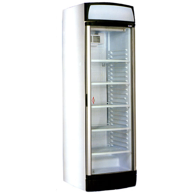 Холодильный шкаф Ugur S 374 LB (стекл.дверь+лайтбокс, изогнутый)