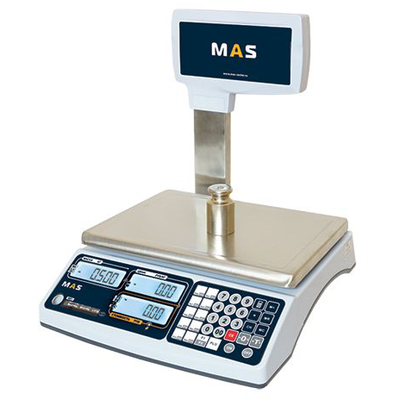 Весы торговые электронные со стойкой MAS MR1-15P 1