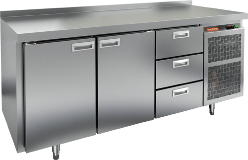 СТОЛ С ХОЛОДИЛЬНЫМ ШКАФОМ HICOLD BN 113/TN (R290)