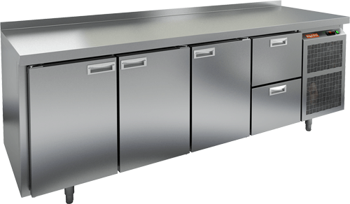 СТОЛ С ХОЛОДИЛЬНЫМ ШКАФОМ HICOLD SN 1112/TN (R290)