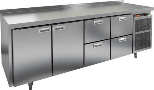 СТОЛ С ХОЛОДИЛЬНЫМ ШКАФОМ HICOLD SN 1122/TN (R290)