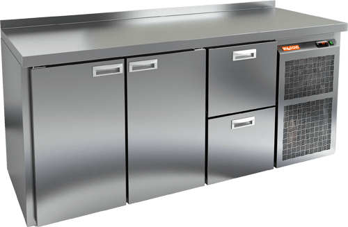 СТОЛ С ХОЛОДИЛЬНЫМ ШКАФОМ HICOLD SN 112 BR2 TN (R290)