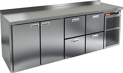 СТОЛ С ХОЛОДИЛЬНЫМ ШКАФОМ HICOLD SN 1122 BR2 TN (R290)