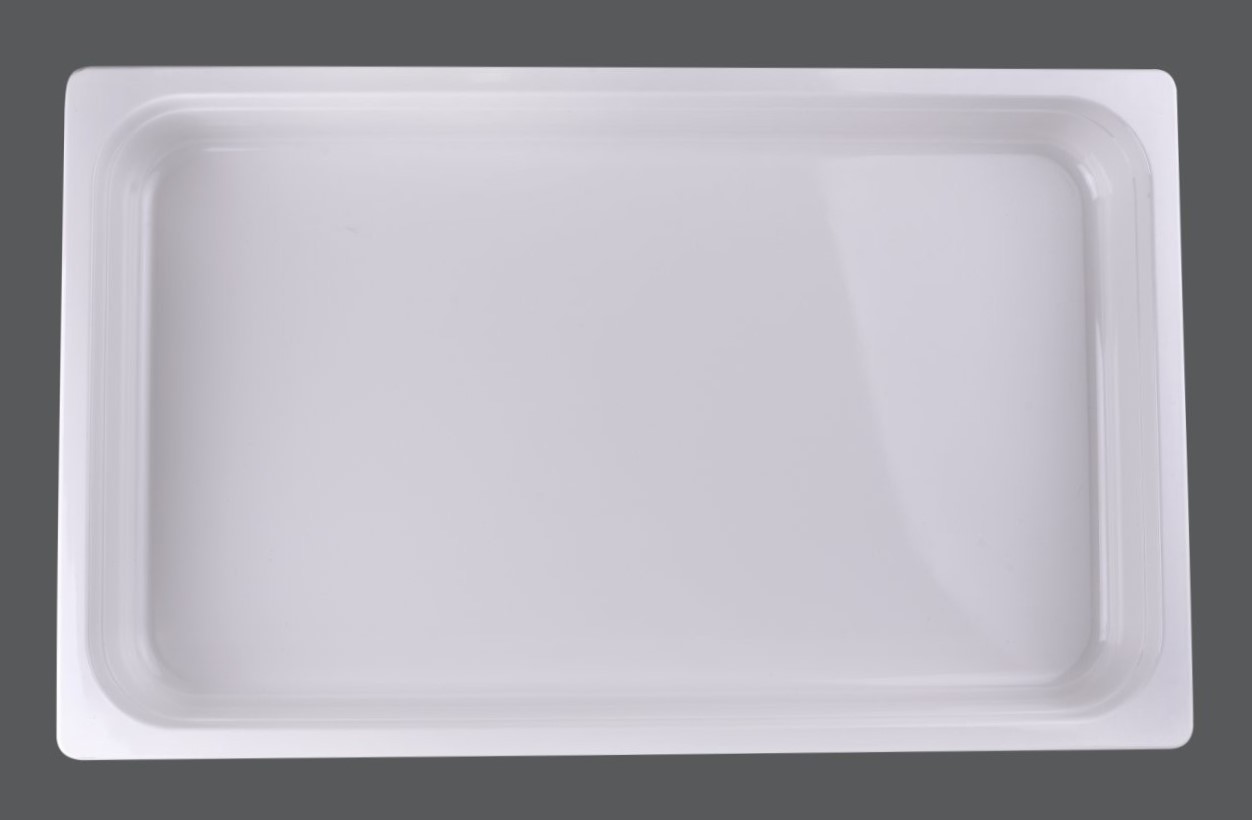 Гастроемкость GN 1/2 h65мм, меламин, цвет белый H-2241