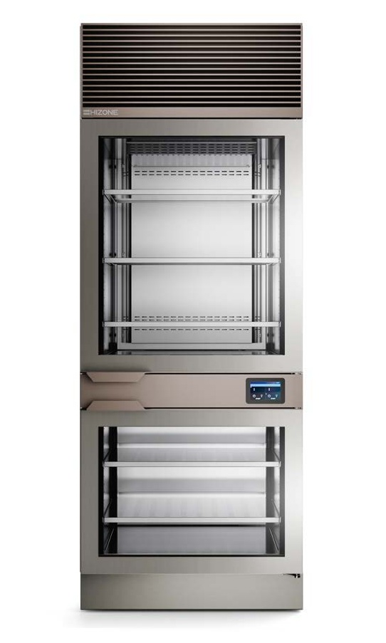 ШКАФ ХОЛОДИЛЬНО-МОРОЗИЛЬНЫЙ ISA HIZONE GOURMET TN/TB 1 DOOR GLASS