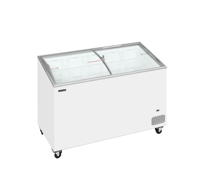 ЛАРЬ МОР.СО СТЕКЛ.КРЫШ.TEFCOLD IC401SCEB