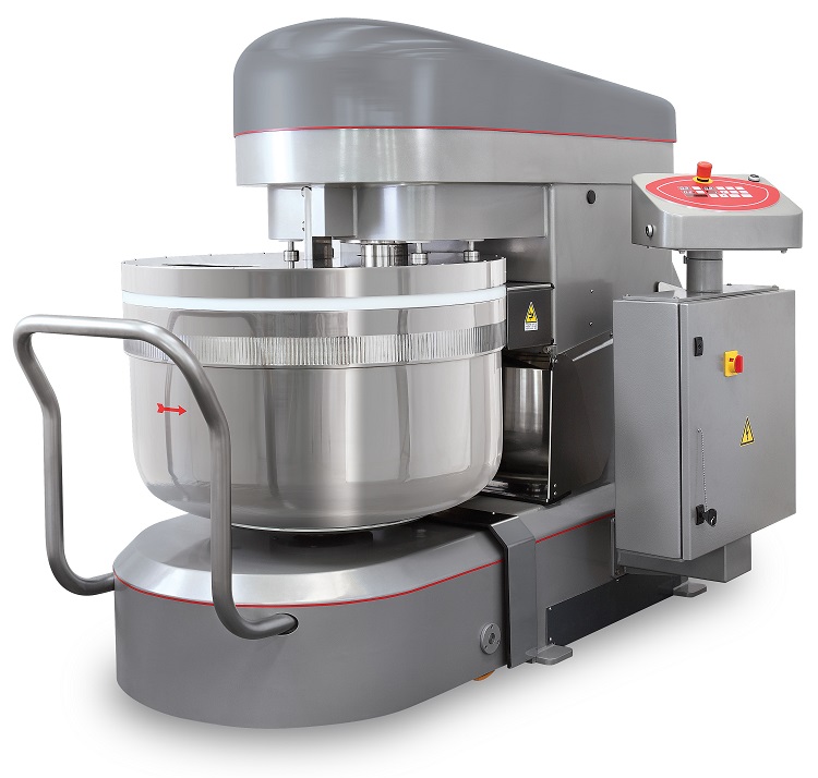 ТЕСТОМЕС СПИРАЛЬНЫЙ С ПОДКАТНОЙ ДЕЖОЙ APACH BAKERY LINE L-R 200 TS VAR