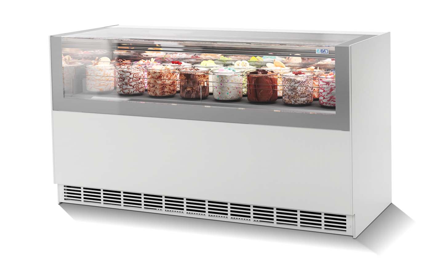 ВИТРИНА ДЛЯ МОРОЖЕНОГО ISA ONE SHOW VG RV 170 BUILT-IN