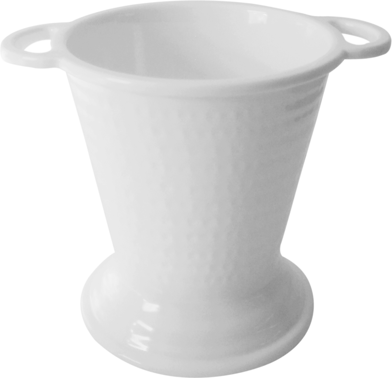 Емкость для закусок 0,5л d15,2см, меламин, Bucket, цвет белый H-2389