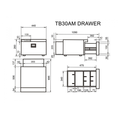 Indel B TB30AM Drawer 2