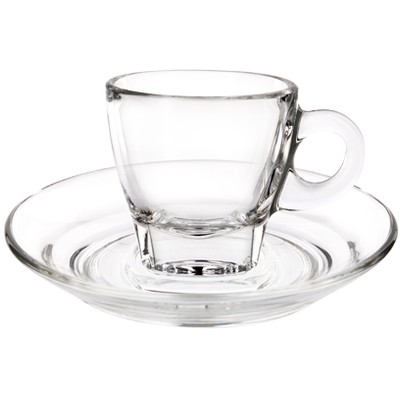 Чашка Espresso 70мл h61мм d62/84мм &quot;Caffe&quot;, стекло 1P02442
