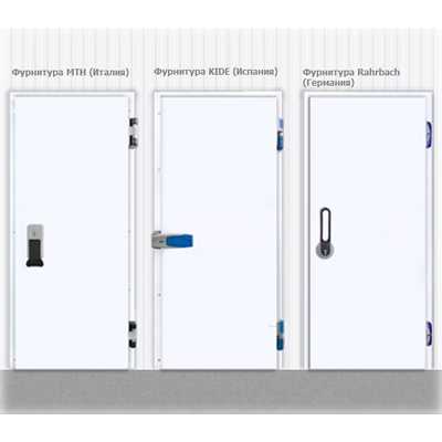 Дверной блок для холодильной камеры Профхолод распашная одностворчатая дверь 1200x2000 (80мм) 1