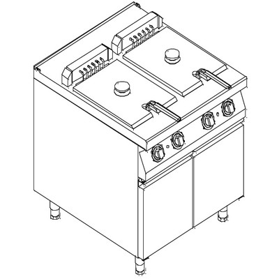 ФРИТЮРНИЦА 900СЕР KOGAST EF-T9/28M