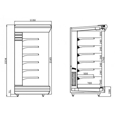 Горка фруктовая Brandford Астра 130 Ф в к-те c НШ 2