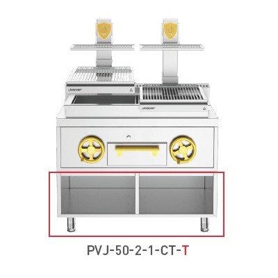 ГРИЛЬ ОТКРЫТЫЙ JOSPER BASQUE PVJ-50-2-1-CT-T