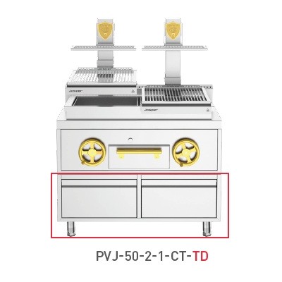 ГРИЛЬ ОТКРЫТЫЙ JOSPER BASQUE PVJ-50-2-1-CT-TD