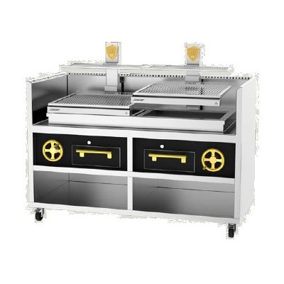 ГРИЛЬ ОТКРЫТЫЙ JOSPER BASQUE PVJ-76-2-2-MB