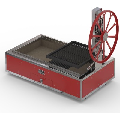 ГРИЛЬ УГОЛЬНЫЙ GRILLVETT CORVETTE M (КРАСНЫЙ)