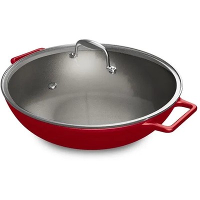 Кастрюля чугунная "Wok" D35 AROMA CAST RED, 146759