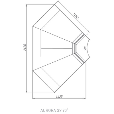 Холодильная витрина Brandford Aurora SQ зу 90 2