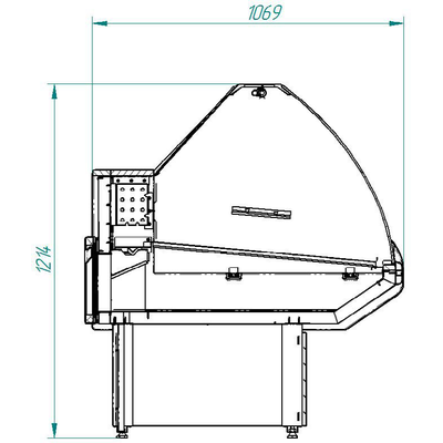 Холодильная витрина Cryspi Octava XL 1200 SN 2