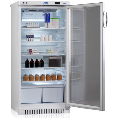Холодильный шкаф фармацевтический Pozis ХФ-250-3 тонированние стекло