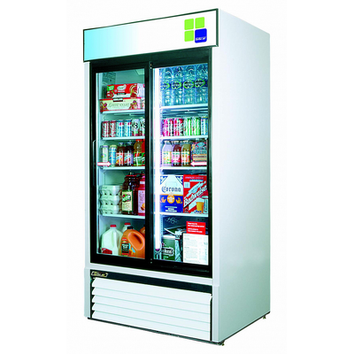Холодильный шкаф со стеклянной дверью Turbo air FRS-1000R 1