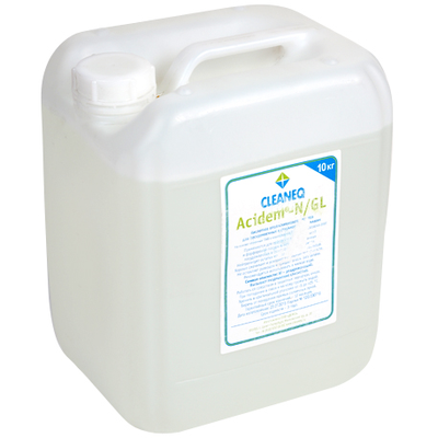 Кислотное ополаскивающее средство Cleaneq Acidem N/GL для посудомоечных и стаканомоечных машин, 10 кг