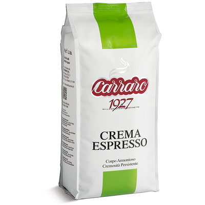 Кофе Carraro Crema Espresso (1кг). 80/20 % 1