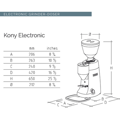 Кофемолка Mazzer Kony Electronic 4