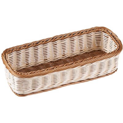 Корзина для хлеба прямоугольная 300*110*70см, полиротанг WB3011