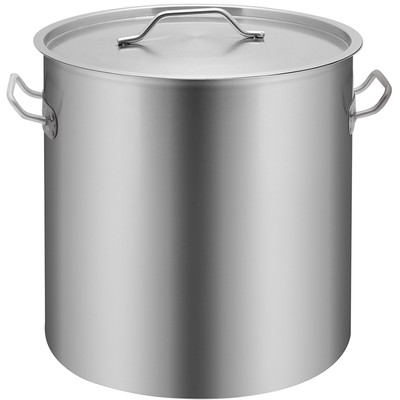 Котел 33л d35х35см,с крышкой, нерж.сталь X2753