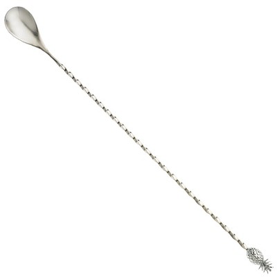 Ложка барная &quot;Ананас&quot; 33,7см, ручка витая, нерж.сталь M37012PIN