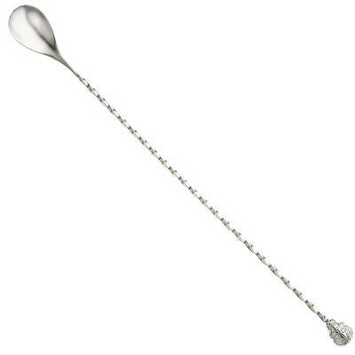 Ложка барная &quot;Череп&quot; 33см, ручка витая, нерж.сталь M37012SUS