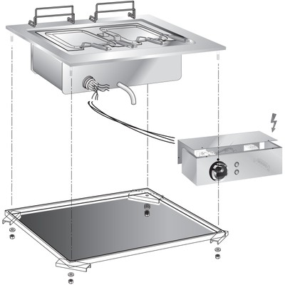 МАКАРОНОВАРКА ВСТРАИВАЕМАЯ 600 СЕРИИ APACH CHEF LINE SLDI6PCE6