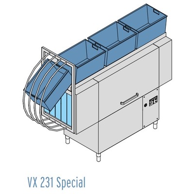 МАШИНА Д/МОЙКИ ЯЩИКОВ DIHR VX 231 SX SPECIAL+XP