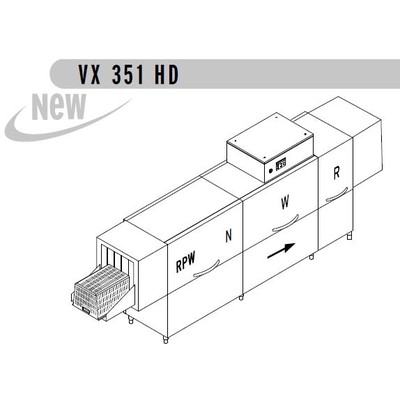 МАШИНА Д/МОЙКИ ЯЩИКОВ DIHR VX 351 DX+DDE+XP+DR99/2 ЧАСТИ