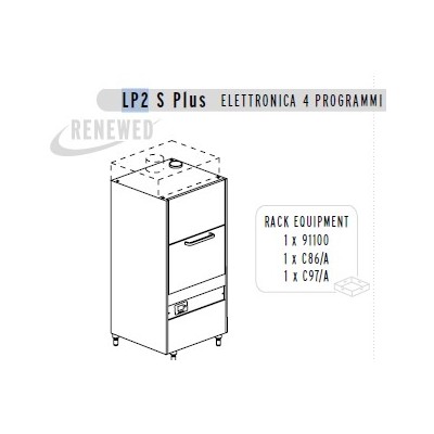 МАШИНА КОТЛОМОЕЧНАЯ DIHR LP2 S PLUS ELETTRONICA+DDE+XP