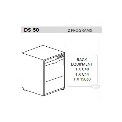 МАШИНА ПОСУДОМОЕЧНАЯ DIHR DS 50+DDE+XP+PS