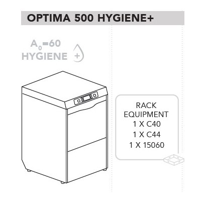 МАШИНА ПОСУДОМОЕЧНАЯ DIHR OPTIMA 500 H+