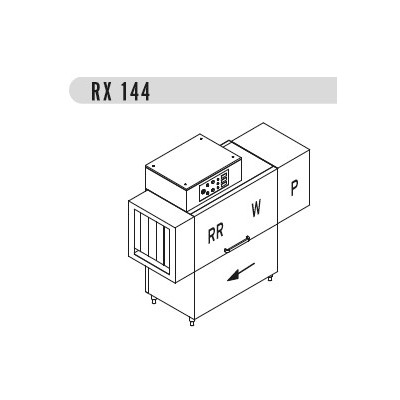 МАШИНА ПОСУДОМОЕЧНАЯ DIHR RX 144 SX+XP+DR69