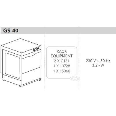 МАШИНА СТАКАНОМОЕЧНАЯ DIHR GS 40+PS