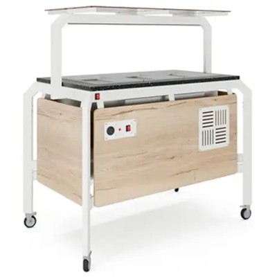 МОДУЛЬ МОБИЛЬНЫЙ ГОРЯЧИЙ КОБОР AT120 WHITE/NATURAL/COAL