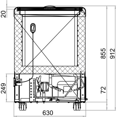 Морозильный ларь Polair DF140SF-S 2