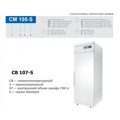 Морозильный шкаф Polair CB107-S (ШН-0,7) 3